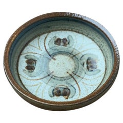Dänische Studio Pottery Schale aus der Jahrhundertmitte von Søholm, 1960er Jahre