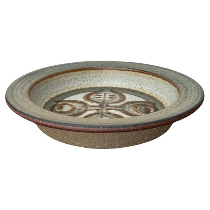 Dänische Studio Pottery Schale aus der Jahrhundertmitte von Søholm