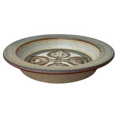 Dänische Studio Pottery Schale aus der Jahrhundertmitte von Søholm