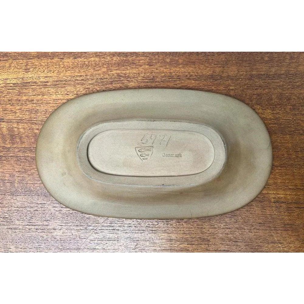 Piatto a forma di ciotola in Studio Pottery danese di metà secolo di Michael Andersen, anni '60 in vendita 1