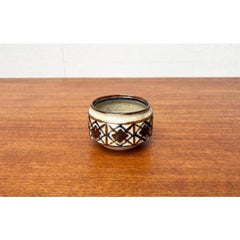 Portavelas de cerámica danesa Studio Pottery de mediados de siglo de Michael Andersen, años 60