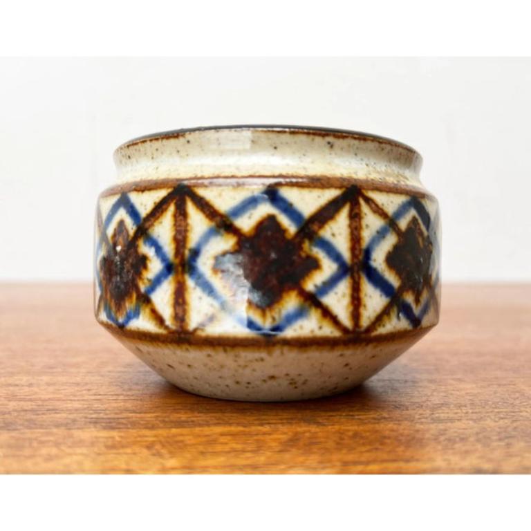 Portacandele in Studio Pottery danese di metà secolo di Michael Andersen, anni '60 in vendita 2