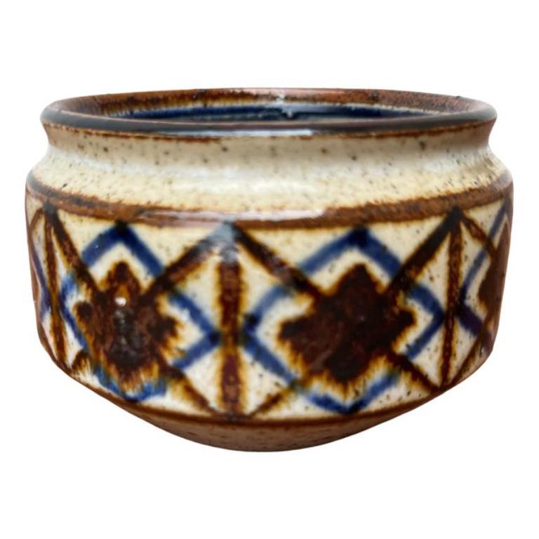 Bougeoir de Michael Andersen en Studio Pottery danois du milieu du siècle, années 1960