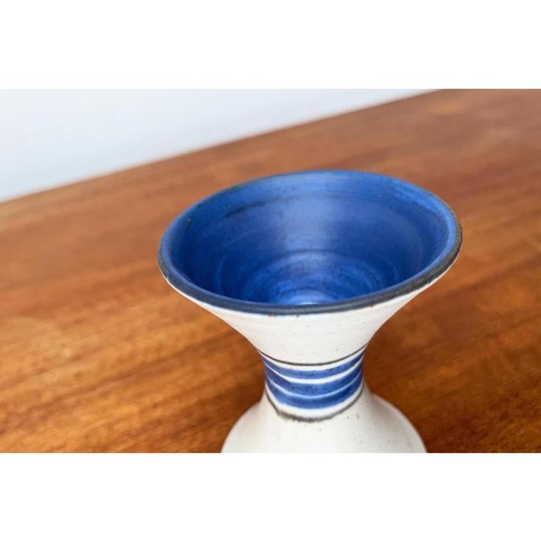 Mid-Century moderno Portacandele in Studio Pottery danese di Bente Jessen, 1960 in vendita