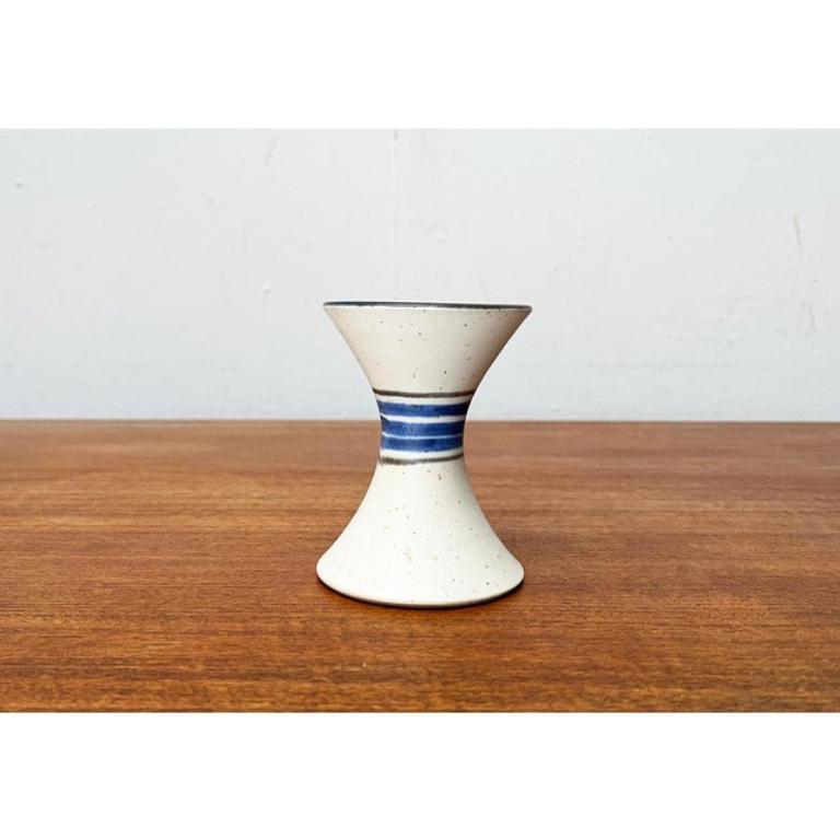 Portacandele in Studio Pottery danese di Bente Jessen, 1960 In condizioni ottime in vendita a Hamburg, DE