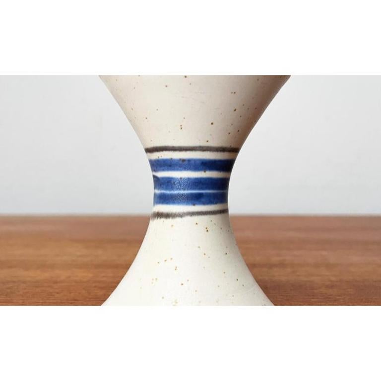 Portacandele in Studio Pottery danese di Bente Jessen, 1960 in vendita 1