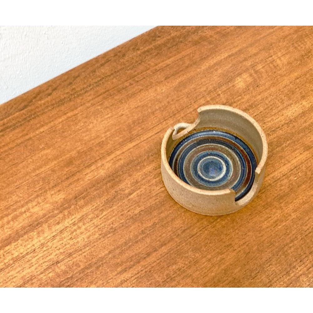 Mid-Century Danish Studio Pottery Candleholder by Kate and Klaus Friederichsen For Sale 2