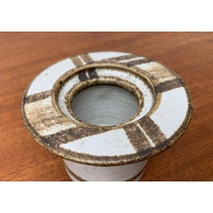 Mid-Century Danish Studio Pottery Candleholder from Axella, 1960s