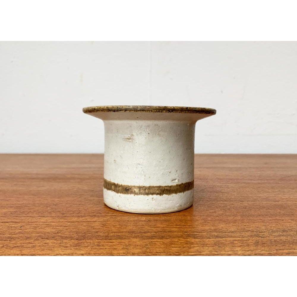 Danese Portacandele in Studio Pottery danese di metà secolo di Axella, anni '60 in vendita
