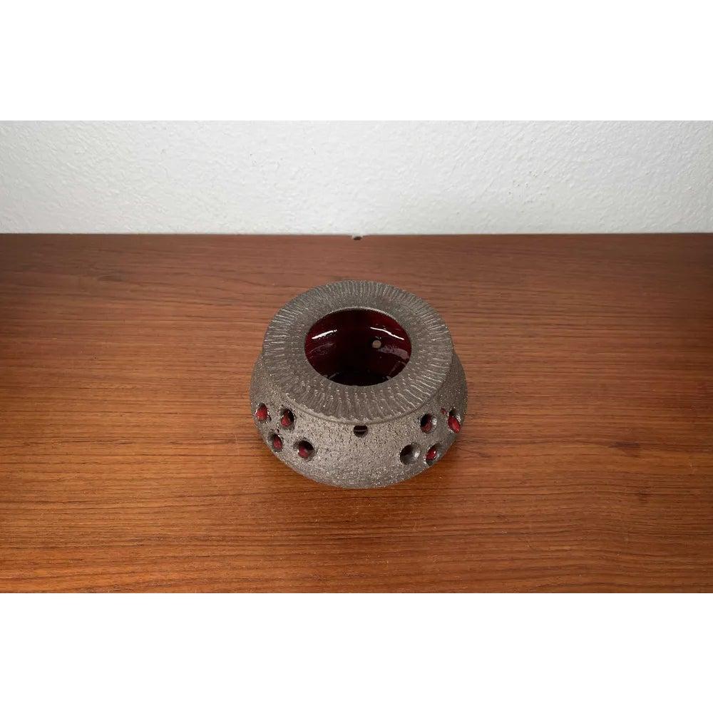 XX secolo Portacandele in Studio Pottery danese di metà secolo di Lovemose, anni '60 in vendita