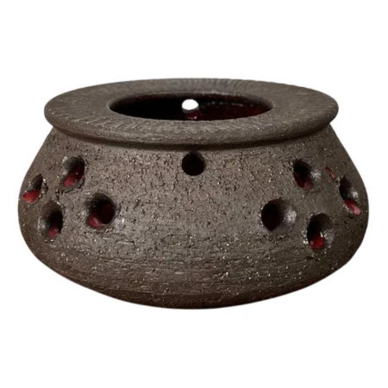 Bougeoir de Lovemose en Studio Pottery danois du milieu du siècle, années 1960