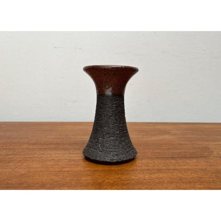 Mid-Century moderno Portacandele in Studio Pottery danese di metà secolo di Tromborg, anni '60 in vendita