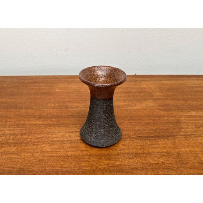 XX secolo Portacandele in Studio Pottery danese di metà secolo di Tromborg, anni '60 in vendita
