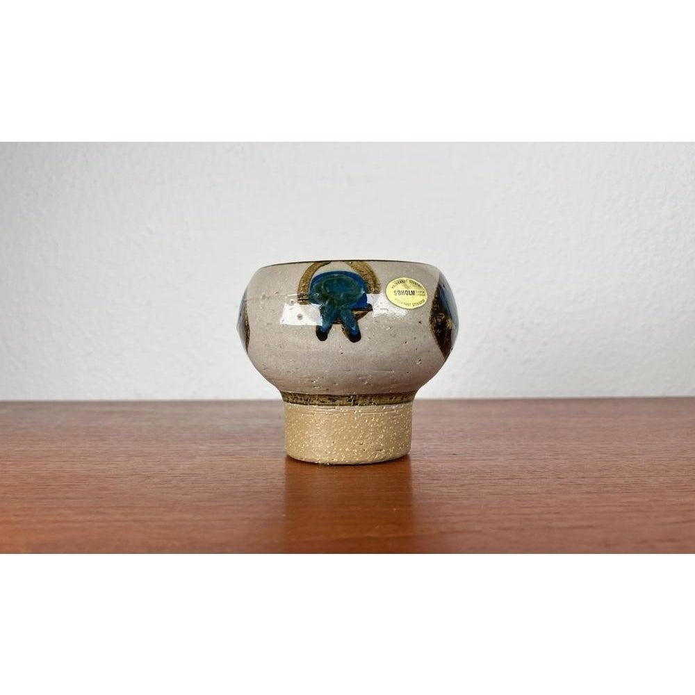 Mid-Century Danish Studio Pottery Candleholder in Stoneware from Søholm, 1960s For Sale 4