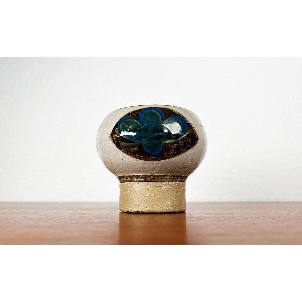 Mid-Century Danish Studio Pottery Candleholder in Stoneware from Søholm, 1960s For Sale 6