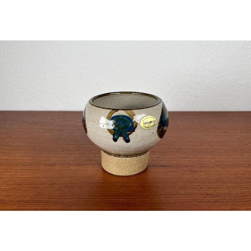 Mid-Century Modern Mid-Century Danish Studio Pottery Candleholder in Stoneware from Søholm, 1960s For Sale