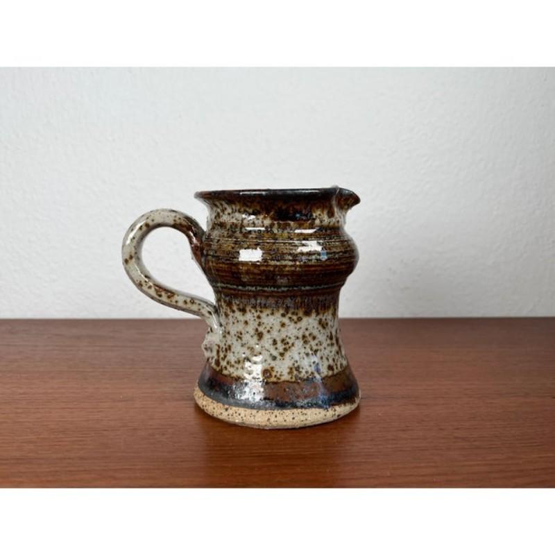Jarrón jarra de Studio Pottery danés de mediados de siglo, por Erik Askholm, años 60 en venta 6