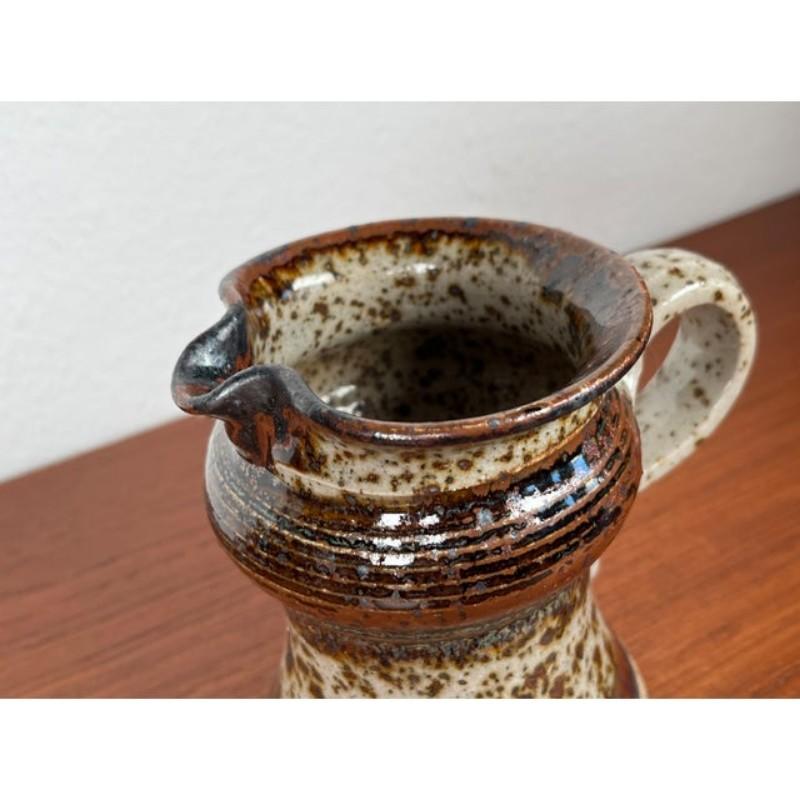 Jarrón jarra de Studio Pottery danés de mediados de siglo, por Erik Askholm, años 60 en venta 8