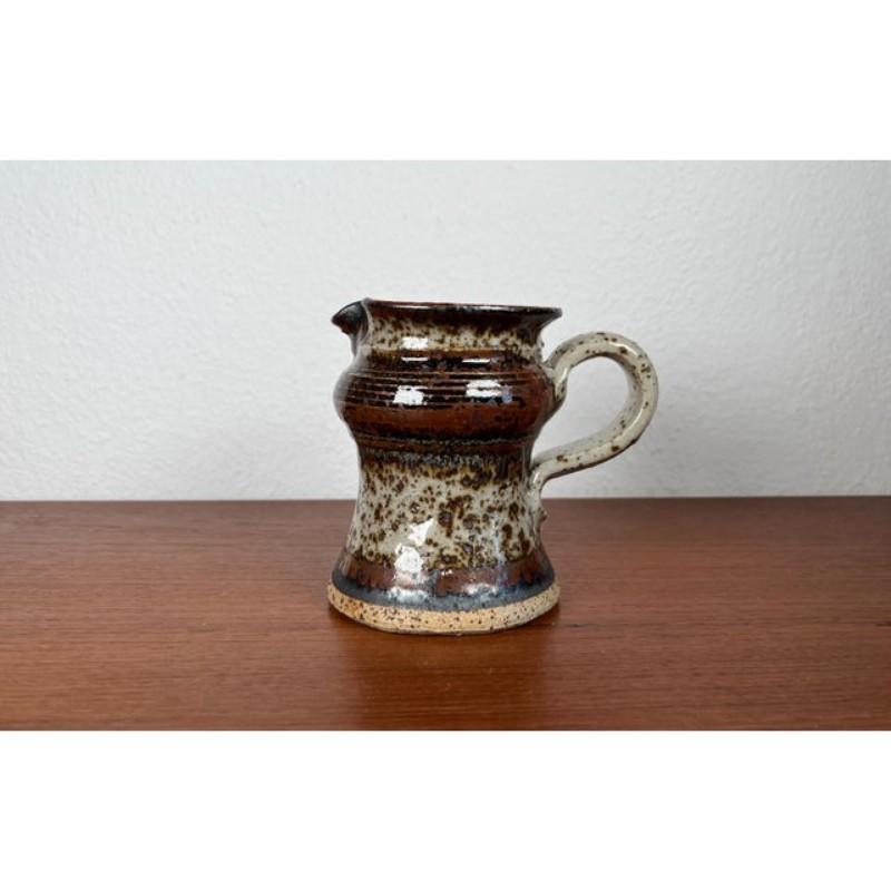 Jarrón jarra de Studio Pottery danés de mediados de siglo, por Erik Askholm, años 60 en venta 11