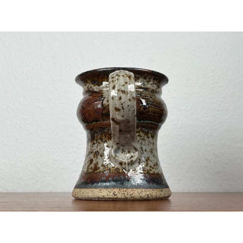 Jarrón jarra de Studio Pottery danés de mediados de siglo, por Erik Askholm, años 60 siglo XX en venta