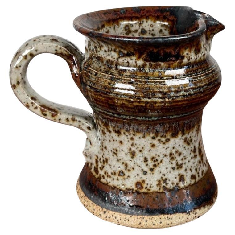 Jarrón jarra de Studio Pottery danés de mediados de siglo, por Erik Askholm, años 60