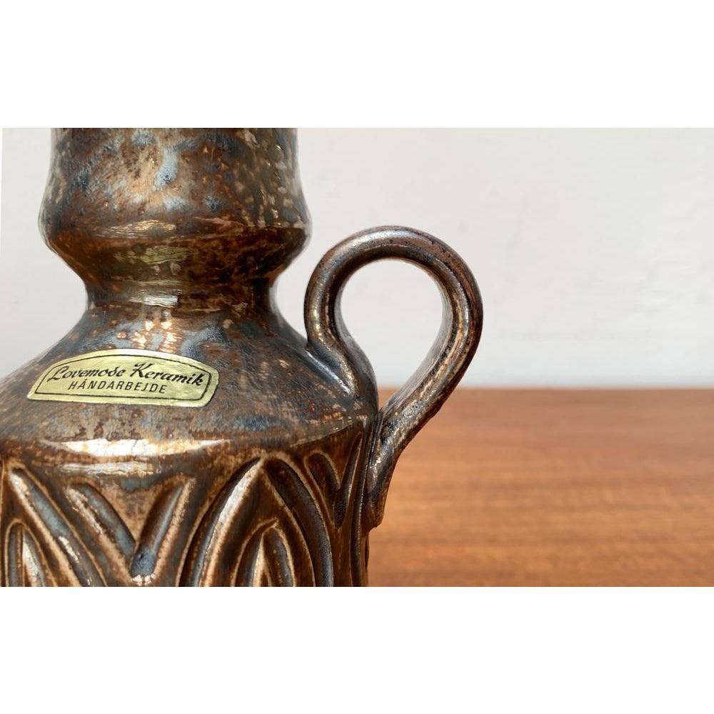 Vaso a caraffa in Studio Pottery danese di metà secolo di Lovemose Denmark, anni '60 in vendita 3