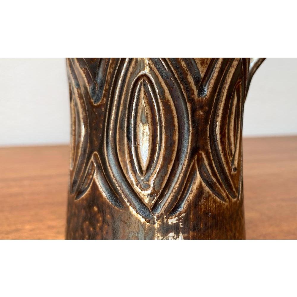 Ceramica Vaso a caraffa in Studio Pottery danese di metà secolo di Lovemose Denmark, anni '60 in vendita
