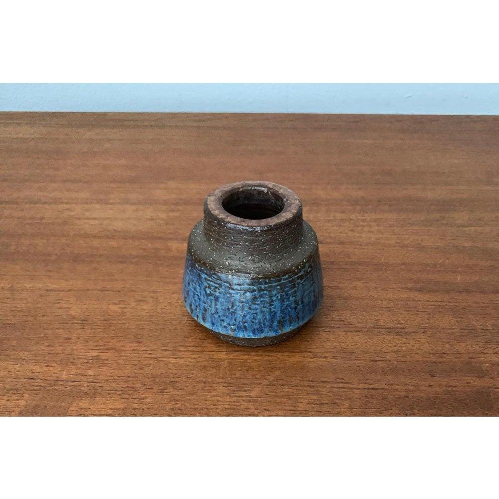 Ceramic Mid-Century Danish Studio Pottery Minimalist Vase, Bornholm, 1960s For Sale