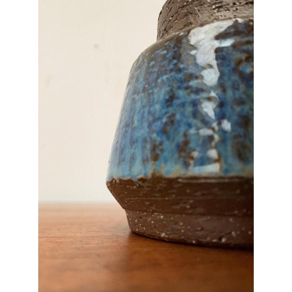 Mid-Century Danish Studio Pottery Minimalist Vase, Bornholm, 1960s For Sale 1