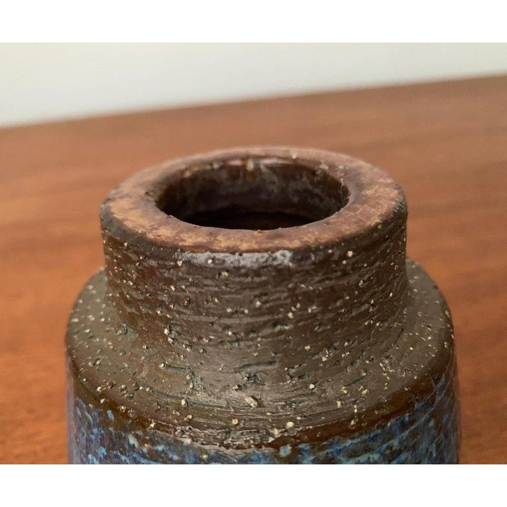 Mid-Century Danish Studio Pottery Minimalist Vase, Bornholm, 1960s For Sale 2