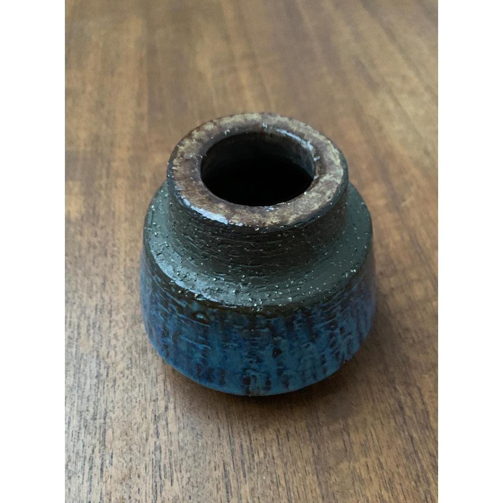 Mid-Century Danish Studio Pottery Minimalist Vase, Bornholm, 1960s For Sale 3