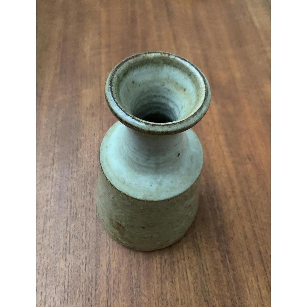 Dänische Studio Pottery Minimalistische Vase aus der Jahrhundertmitte von Søholm, 1960er Jahre (Moderne der Mitte des Jahrhunderts) im Angebot