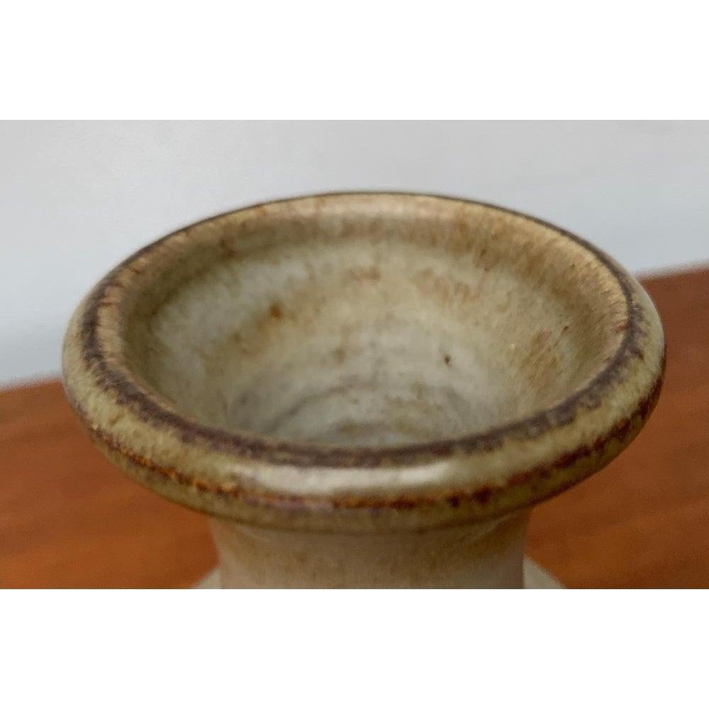 Dänische Studio Pottery Minimalistische Vase aus der Jahrhundertmitte von Søholm, 1960er Jahre (Keramik) im Angebot