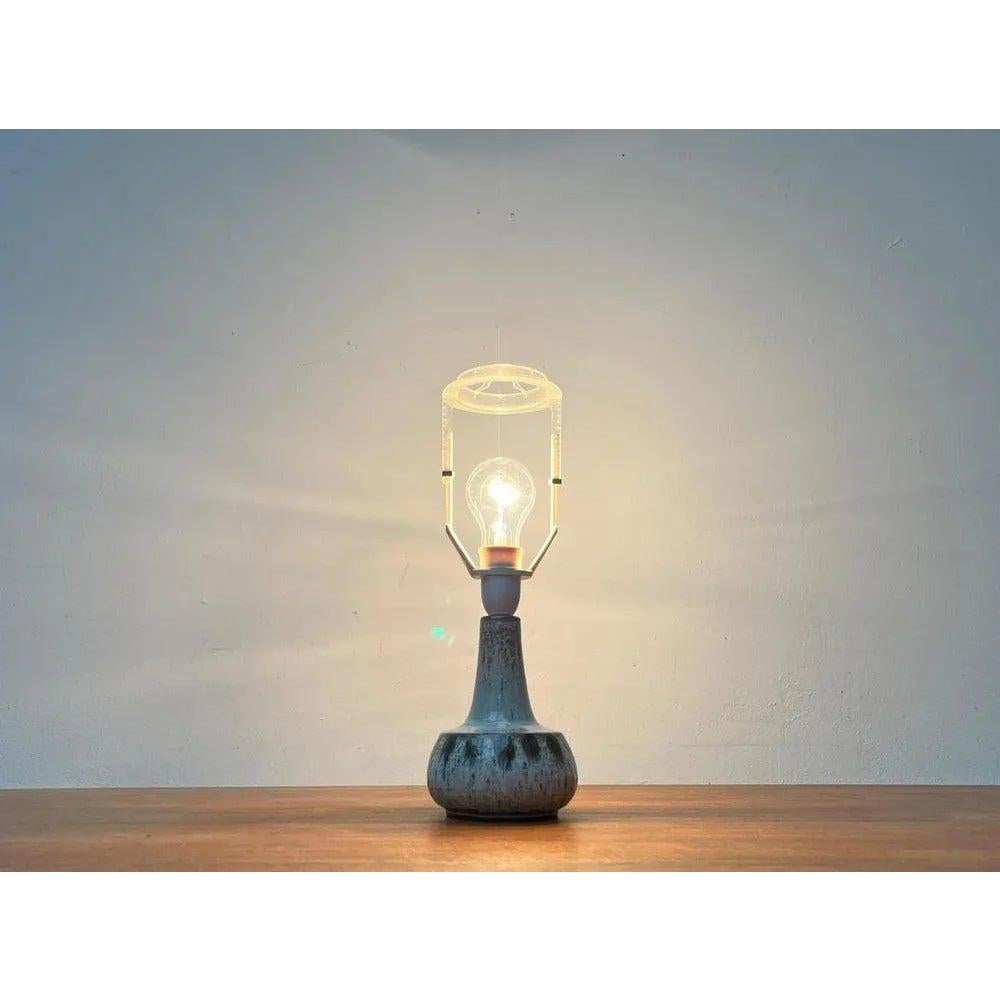 Mid-Century Danish Studio Pottery Model 3067 Table Lamp from Søholm, 1960s In Good Condition For Sale In Hamburg, DE