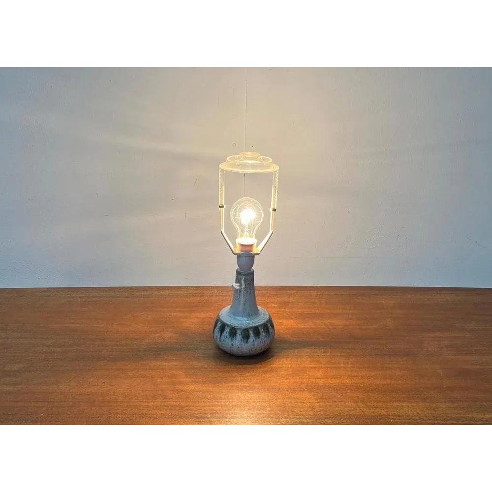 Mid-Century Danish Studio Pottery Model 3067 Table Lamp from Søholm, 1960s For Sale 1