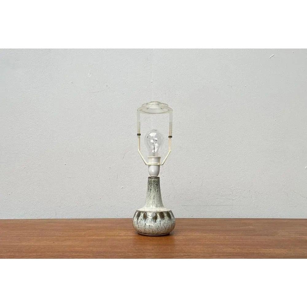 Mid-Century Danish Studio Pottery Model 3067 Table Lamp from Søholm, 1960s For Sale 4