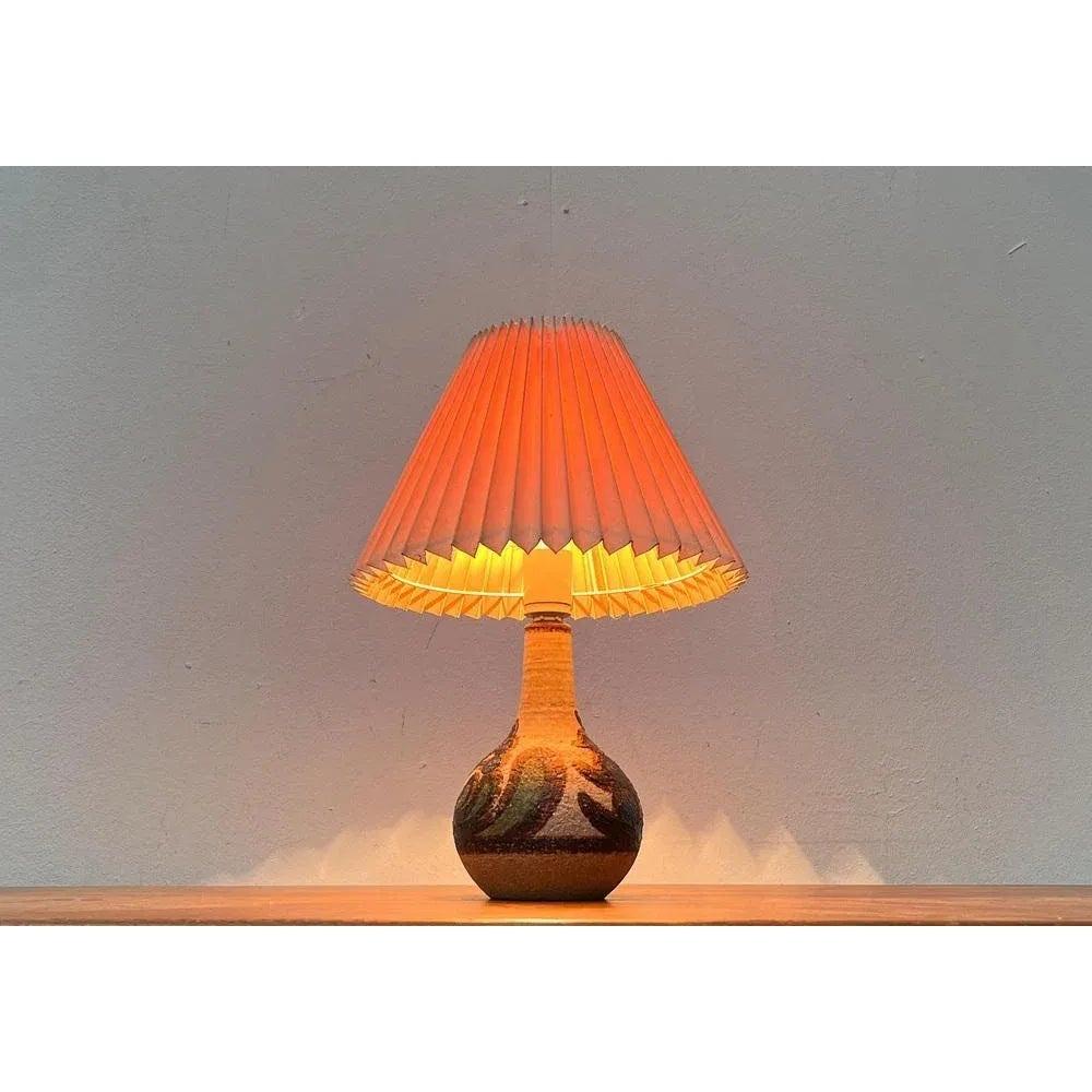 20th Century Mid-Century Danish Studio Pottery Model 3068 Table Lamp from Søholm, 1960s For Sale