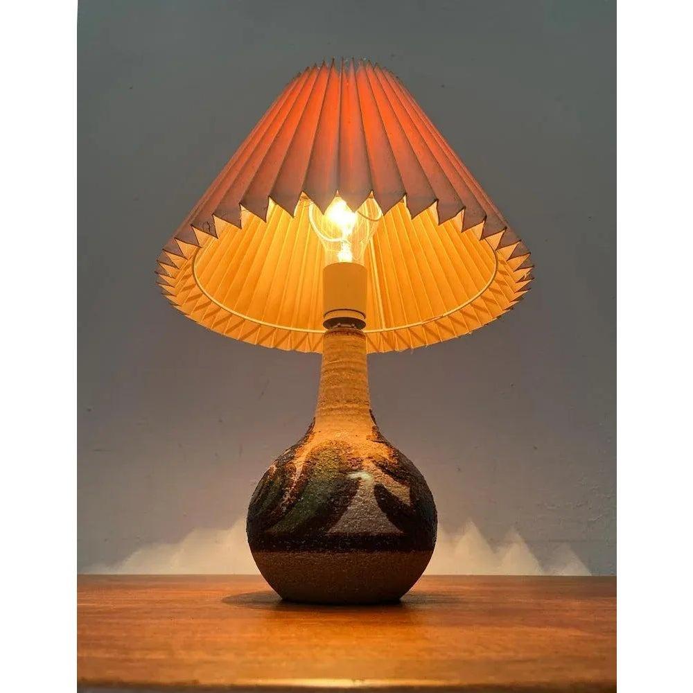 Ceramic Mid-Century Danish Studio Pottery Model 3068 Table Lamp from Søholm, 1960s For Sale