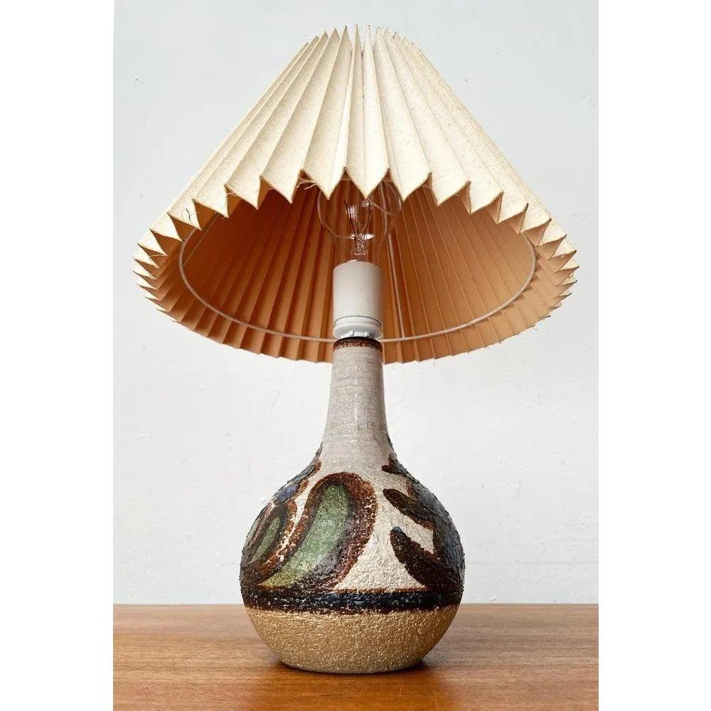 Mid-Century Danish Studio Pottery Model 3068 Table Lamp from Søholm, 1960s For Sale 1
