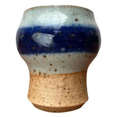 Mid-Century Danish Studio Pottery Mug Vase by Helle Allpass, Danmark, 1960s