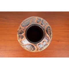 Mid-Century Danish Studio Pottery Mushroom Vase in Stoneware from Søholm, 1960s