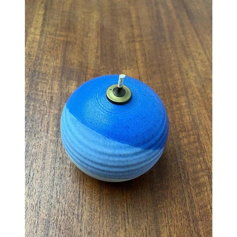 Mid-Century moderno Lampada a olio in Studio Pottery danese di metà secolo di Karsten Nielsen, anni '60 in vendita