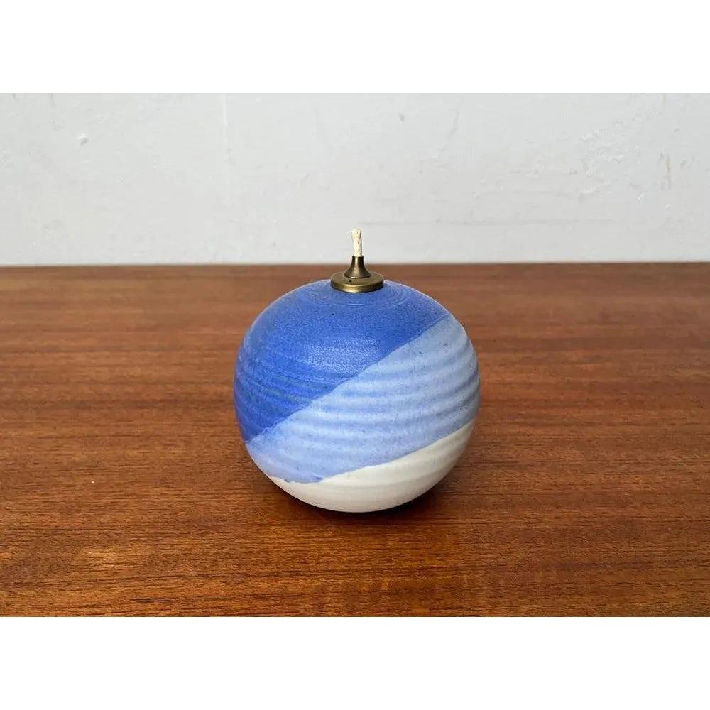 Danese Lampada a olio in Studio Pottery danese di metà secolo di Karsten Nielsen, anni '60 in vendita