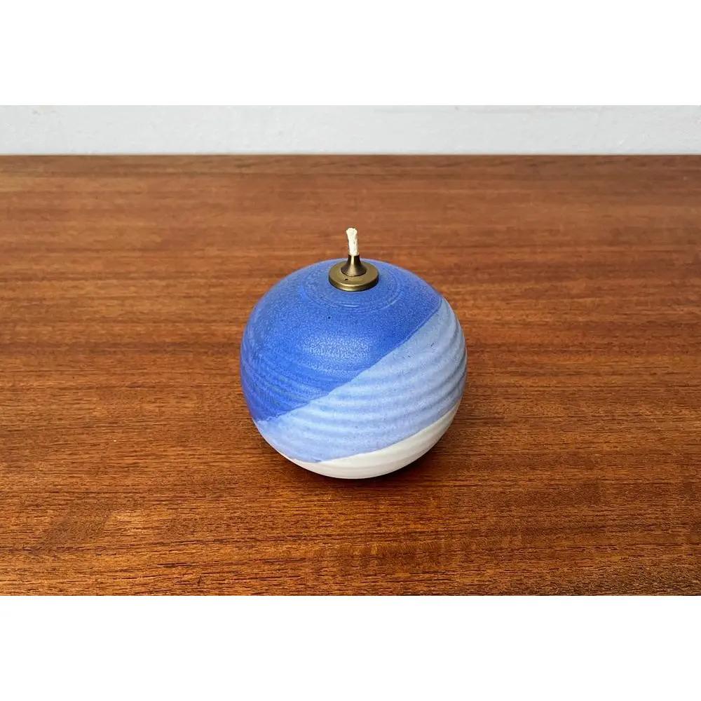 Lampada a olio in Studio Pottery danese di metà secolo di Karsten Nielsen, anni '60 in vendita 1