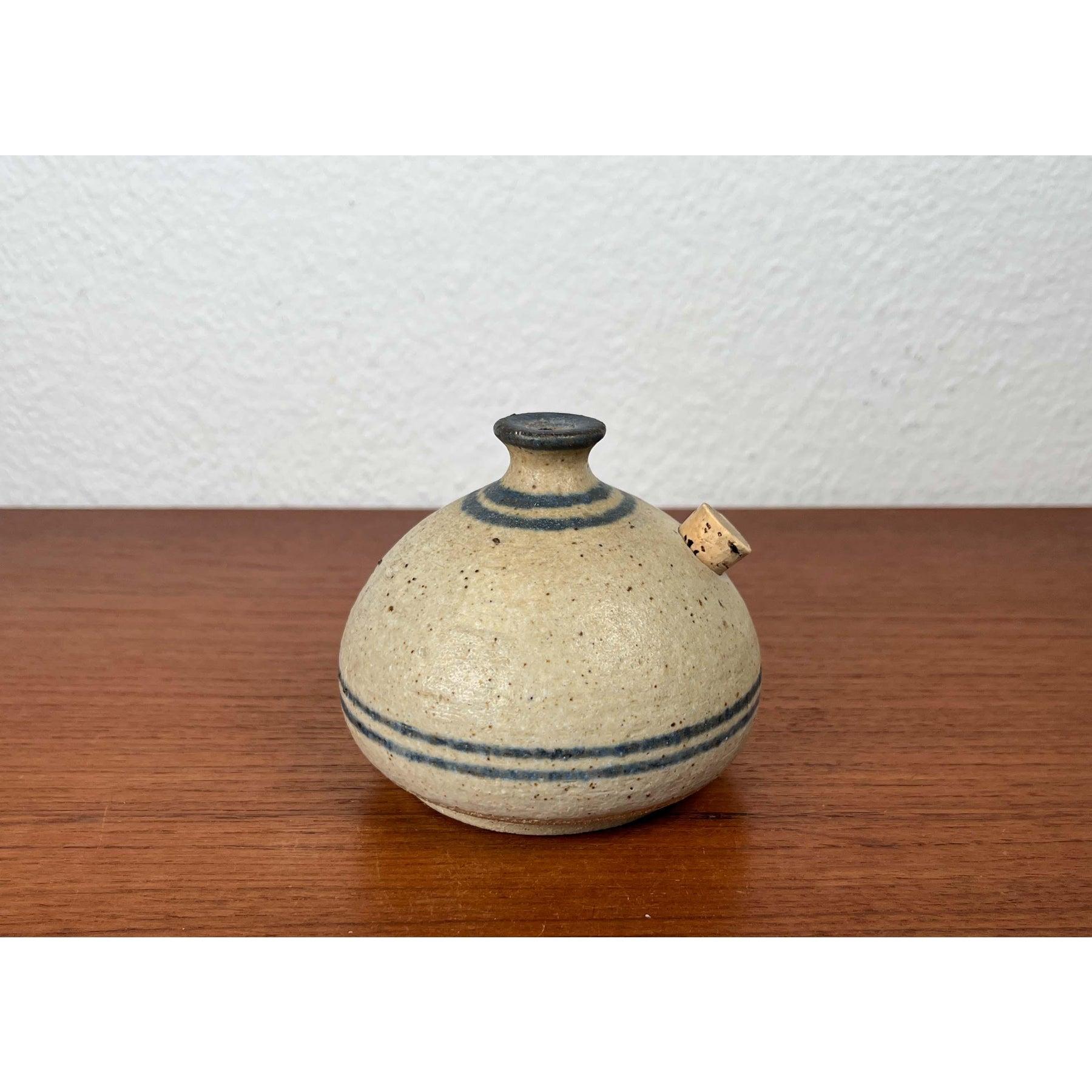 Lámpara de aceite danesa de mediados de siglo de Studio Pottery de Bjergard Keramik, años 60 en venta 3