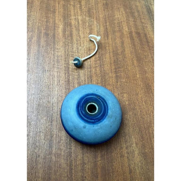 Lampe à huile du milieu du siècle en Studio Pottery danois de Tue Poulsen, 1960s en vente 4