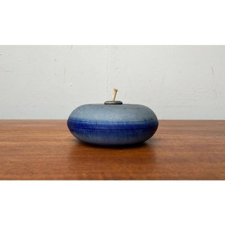 Lampe à huile du milieu du siècle en Studio Pottery danois de Tue Poulsen, 1960s Excellent état - En vente à Hamburg, DE