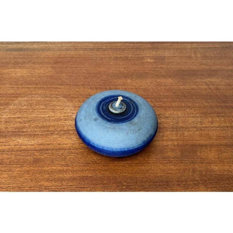 Céramique Lampe à huile du milieu du siècle en Studio Pottery danois de Tue Poulsen, 1960s en vente