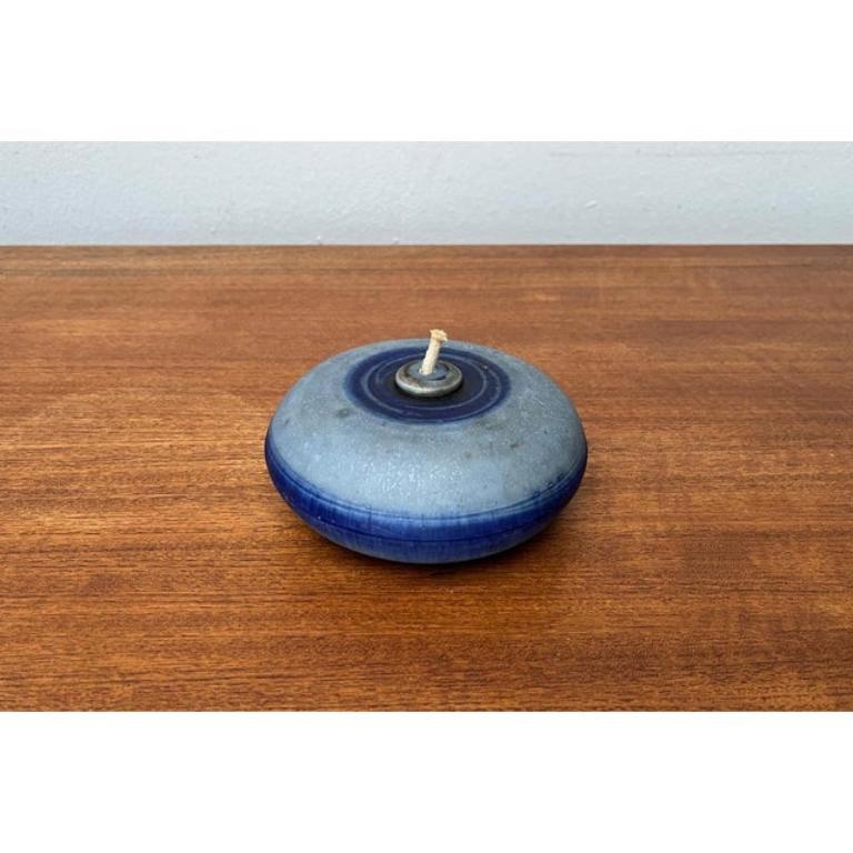 Lampe à huile du milieu du siècle en Studio Pottery danois de Tue Poulsen, 1960s en vente 1