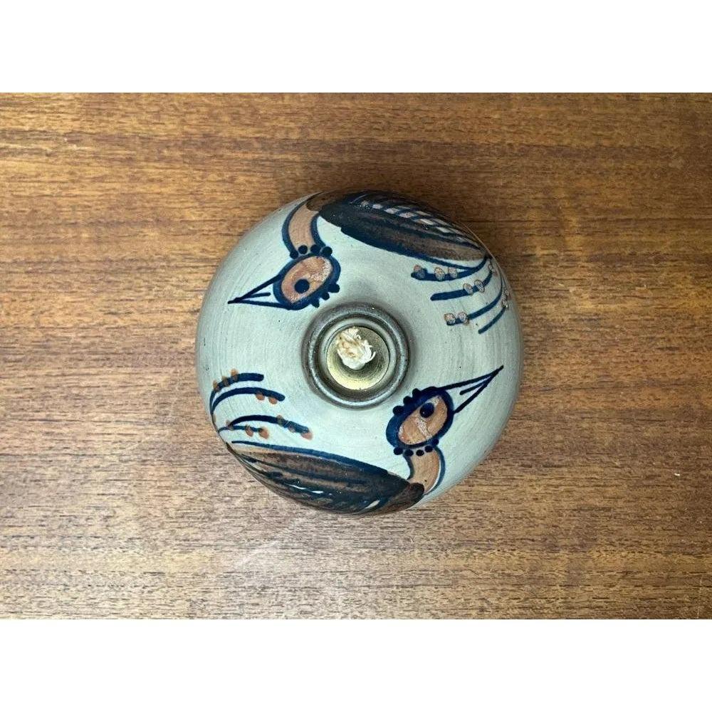 Mid-Century Danish Studio Pottery Oil Lamp from Willer Keramik, 1960s In Excellent Condition For Sale In Hamburg, DE